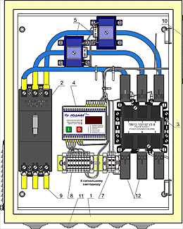 Станция управления насосами и защиты электродвигателей СУиЗ Лоцман+ - устройство 100